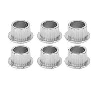 Mtlavishness 6Pcs Metal Guitar Tuner Conversion Bushings Adapter Ferrules Durable Accessories For Guitar Repairing To Install Vintage Tuning Keys On Modern 10mm Tuner Holes With