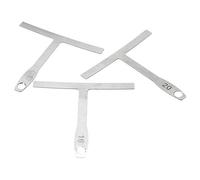 Mtlavishness 9Pcs Understring Radius Gauges Durable Stainless Steel Tools for Guitar and Bass Strings Repair Polish Ideal for Measuring Understring Radius with 9 Different Radius