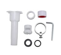 Mtlavishness Adattatore ugello vasca 4 in 1 Kit adattatore beccuccio doccia Deviatore rubinetto vasca da bagno con strumenti di montaggio per filettatura tubo da 1 2 pollici e 3 4