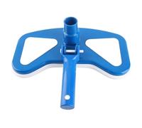 Mtlavishness Aspirapolvere curvo blu e bianco per piscina da 12 pollici con capacità superiore in materiale plastico per il fondo della piscina