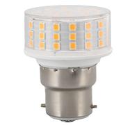 Mtlavishness B22 Lampada LED a mais ABS 10W 1000LM Luce a risparmio energetico senza sfarfallio per armadietto da tavolo a soffitto AC (Luce calda)
