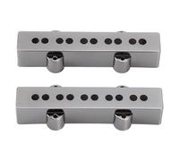 Mtlavishness Bass Guitar Pickup Copertura Strong Cr Plastica placcata per parti di sostituzione dei bassi JB Adatto per chitarre di basso elettrico a 5 corde che migliorano la