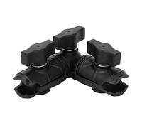 Mtlavishness Braccio oscillante doppia presa con doppia presa a sfera da 1" compatibile con Arkon, iBolt e Tackform Enterprise Series RAM e sistemi a sfera da 1"