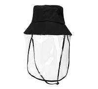 Mtlavishness Cappello Protettivo con Visiera Trasparente in Cotone Anti Saliva Cappello da Esterno alla Moda per Escursionismo Campeggio Protezione in PVC ad Alta Definizione per