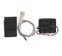 Mtlavishness Chitarra Preamplificatore 3 segmenti Pickup Equalizer con display LCD permette di fare tempo sui comandi Regolazione per chitarristi in tutti i