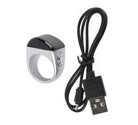 Mtlavishness Contatore ad Anello Intelligente Contatore Digitale Ricaricabile da Dito con Batteria 40mAh Impermeabile IP67 per 15 Giorni di Utilizzo Promemoria Tempo di Preghiera (20 mm)