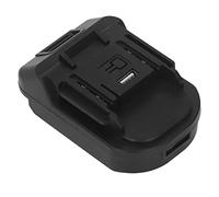 Mtlavishness Convertitore Adattatore Batteria ABS con Interfaccia USB Adattatore Convertitore Batteria da 18 V a 20 V per Utensile Elettrico 10,5x7x4 cm/4,1x2,8x1,6 pollici per