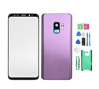 Mtlavishness Coperchio Di Vetro Posteriore E Schermo Anteriore Set Con Sostituzione Della Lente In Vetro Per Telefono S9 G960 Colore Viola Adatto Per Riparazione Della Parte Vetrata Del Telefon