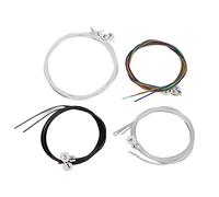 Mtlavishness Corde di ricambio universali in nylon per ukulele, ideali per gli amici che suonano l'ukulele, queste corde in nylon presentano un rivestimento colorato che non si rompe mai facilmente