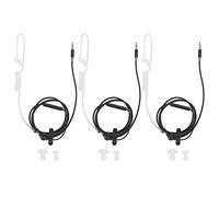 Mtlavishness Cuffie Di Riduzione Del Rumore Con Tecnologia Di Controllo E Antiradiazione Per Esperienza Ascolto Migliorata Interfaccia 3.Mm Lunghezza 100Cm Con Clip Colletto Adatta Per Telefoni