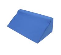 Mtlavishness Cuscino laterale del corpo blu spugna ad alta densità e cuoio della PU comodo e non deformabile per i dormienti laterali degli adulti e l'uso della pancia di (60 * 25 * 20 cm)