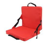 Mtlavishness Cuscino per Sedia da Esterno Portatile Comodo Tessuto Oxford Cuscino da Sedile Pieghevole per Stadio Rosso per Prato Parco Spiaggia Campo da Gioco Uso Design Leggero