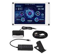 Mtlavishness Della Temperatura Del Computer 3 5 Pollici Con Rotazione A 360 Gradi Schermo Multifunzione Compatibile Con E RasPi Ideale Per Appassionati E Tema Fai Da Te