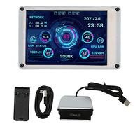 Mtlavishness Della Temperatura Del Computer Da 3.5 Pollici Display USB Schermo Per PC Con Visualizzazione CPU GPU HDD E Previsioni Meteorologiche