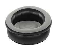 Mtlavishness Divano gonfiabile che si floccano comodo design ergonomico Inflazione veloce Portatile di piccole dimensioni adatto per soggiorno Camera da letto Sala di lettura (Grigio)