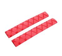 Mtlavishness Drumstick Grip Mallet Cover Non Slip Instrument Accessory For Percussion Performances Made Of Polyethylene With Pretty Design And Great Compatibility (Red)