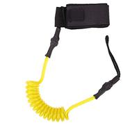 Mtlavishness Durevole TPU Elastico Corda per Piedi Guinzaglio Caviglia Estensibile per Paddle Board Tavola da Surf, Corda per Gamba per Tavola da Surf Resistente all'Usura con (núcleo blanco amarillo)