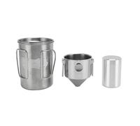 Mtlavishness Ecco la traduzione in italiano: **Set per caffè Pour Over, Pour Over in acciaio inossidabile**