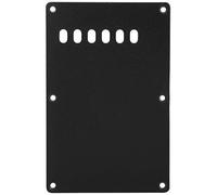 Mtlavishness Electric Guitar Cover Plave Plassa in plastica Solido e resistente per la protezione della chitarra e la decorazione Six Hole Black (Black)