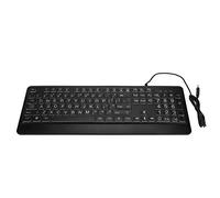 Mtlavishness Ergonomic Multimedia Keyboard with White LED Backlight for Older Adults and Those with Vision Issues Ideal for Dim Lighting USB Interface 104 s 1 5M Cable 10 Million