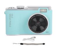 Mtlavishness Fotocamera digitale 4K ad alta risoluzione 64 MP HD Ideale per adolescenti, principianti e viaggiatori Schermo IPS da 2,4 pollici Zoom digitale 16x con microfono (32 GB)