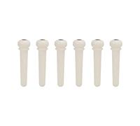 Mtlavishness Guitar Pegs Excellent Workmanship And Simple Replacement Suitable For Folk Guitar Ukulele And Other Stringed Instruments Made Of Beef Bone In Yellow And White Colors (BF-LG White 05)