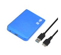 Mtlavishness HDD Case 6Gbps USB3.0 4000GB Storage Capacity HDD Enclosure for 2.5in SSD HDD Not Inclube Hard Disk (2.5in)