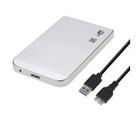 Mtlavishness HDD Case 6Gbps USB3.0 4000GB Storage Capacity HDD Enclosure for 2.5in SSD HDD Not Inclube Hard Disk (2.5in)
