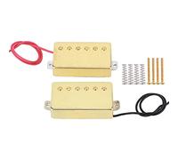 Mtlavishness humbucker pickup qualità del suono premium adatto per musica rock pesante accessori per chitarra elettrica colore dorato ottone alnico5 resistenza magnete uscita 8 2k 15k