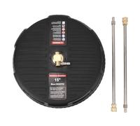 Mtlavishness Idropulitrice per Superfici da 15 Pollici 3600PSI Pressione di Esercizio Spina Rapida da 1/4 di Pollice con 2 Prolunghe Attacchi per Bacchetta per Vialetti Pulizia di