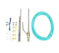 Mtlavishness Kit di sabbiatura per idropulitrice Attacco per sabbiatrice abrasiva a umido per la rimozione di vernice antiruggine con ugello a disconnessione rapida da 1/4 pollici (Blu)