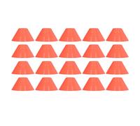 Mtlavishness Marcatori per Allenamento di Calcio 20 Pezzi Set di Coni Multifunzione in PE per Allenamento di Calcio Coni in PE Resistenti all'Usura Giallo Brillante per Bambini (Rosa)