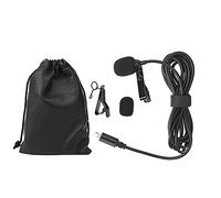 Mtlavishness Microfono Cablato Clip su Collare con Registrazione 360 Gradi Chiaro senza Potenza Extra per Interviste Live e Brevi Video