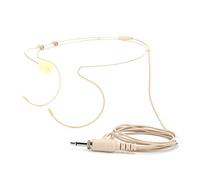 Mtlavishness Microfono Cuffia a Condensatore Sopra L'orecchio con Gancio e Vite di Bloccaggio 3.5mm Maschio Microfono con Doppia Curvetta per Docenti Palco Trasmissione Chiara Dimensioni 20.0×1