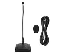 Mtlavishness Microfono Per Conferenze SF38 Ad Alta Sensibilità Multiuso Da Tavolo Con Design Bianco Per Eventi Conferenze Raduni Discorsi fonici