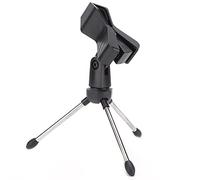 Mtlavishness Microfono Stand Desktop Portatile Tripode Regolabile con Angolo di 180 Gradi Ideale per Riunioni Podcast Presentazioni Video Chat Streaming Universale