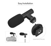 Mtlavishness Microfono Stereo Portatile Per Telecamere Dslr E Videocamera Costruito In Batteria Ricaricabile Con 3 5mm Trs Spina Adotta Mid Side Stereo Sound Pickup System Per