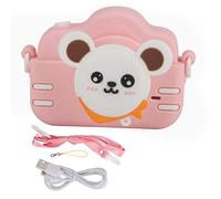 Mtlavishness Mini Fotocamera Digitale per Bambini, Meraviglioso per i Bambini che Vogliono Scoprire ed Esplorare il Mondo, Schermo da 2 Pollici, 2MP, Design ad Alta Definizione, (Pink a colpo singolo)