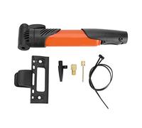 Mtlavishness Mini Pompa per Bici, Gonfiatore per Pneumatici per Bici, Pompa ad Aria per Bicicletta DUUTI Pompa ad Aria Portatile Compatta a Mano con Design a 3 Sezioni per (Arancia)