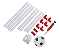 Mtlavishness Mini Rete per Porta da Calcio per Bambini per Interni ed Esterni Set con Pompa a Sfera Giocattolo Sportivo per Bambini Robusta Costruzione in Plastica Montaggio (106 cm)