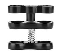 Mtlavishness Morsetto a sfera per lampada subacquea Morsetto per lampada subacquea Morsetto a sfera a farfalla in lega di alluminio per fotocamere Rotazione a 360° Regolazione