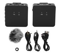 Mtlavishness Mtlavishishishishing Microfono Lavalier Wireless con Cattura Chiara della Voce Compatibile con Più Dispositivi per Interviste Riunioni Flussi in Diretta e Registrazioni