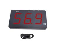 Mtlavishness Mtlavishishishishishishing da 6 pollici LCD Digital Sound Meter Wall sospeso da 30 a 130 dB di rumore Tester con display retroilluminato super grande per lettura chiara in aree