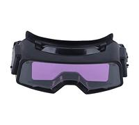 Mtlavishness Occhiali protettivi per saldatore Occhiali per saldatura auto oscuranti con parasole regolabile per protezione degli occhi e del viso contro scintille, spruzzi e