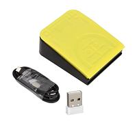 Mtlavishness Pedali per computer Piede 14×13×5 Pedale singolo 2. 4G USB cablato Tre modalità di connessione Pedale ergonomico ad alta sensibilità Pedali per computer Pedale El Gato