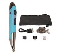 Mtlavishness Penna mouse ricaricabile luminoso silenzioso piccolo portatile 2. Modalità 4G mouse penna per PC portatile giallo (blu)