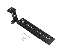 Mtlavishness Piastra a sgancio rapido per teleobiettivo 32 × 7 × 5 teleobiettivo CNC Piastra in lega di alluminio per Sakhtler