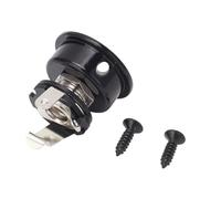 Mtlavishness Piastra jack per chitarra, struttura in metallo resistente, per Telecaster TL e chitarre simili, ideale per migliorare le prestazioni dello strumento con jack standard da 1/4 di uscita