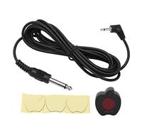 Mtlavishness Pickup per chitarra ad alta fedeltà interferenza del suono senza fori necessari per esercitazioni e spettacoli teatrali realizzati in ABS e componenti elettronici in colore nero