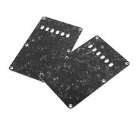 Mtlavishness Placche di copertura posteriore per chitarra elettrica in plastica PVC di alta qualità con 6 fori per una facile installazione e sostituzione, protegge la chitarra elettrica dai graffi